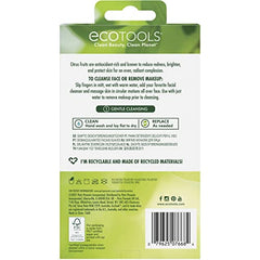 EcoTools Gentle Facial Cleansing Cloths, Reusable, Antioxidant Citrus Infused Face Cloths, Removes Makeup, Dirt, & Oils From Pores, Eco-Friendly & Washable, Vegan & Cruelty Free, Pack of 2