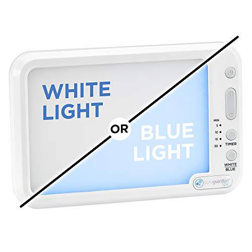 PureGuardian SPA45 10,000 LUX Full Spectrum Energy Light with Customizable Blue or White Light Therapy Intensity, Timer, Pure Guardian SPA 45 Energy Lamp