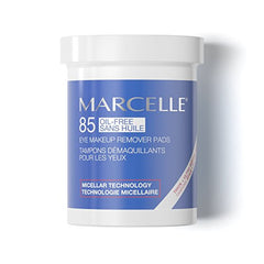 Marcelle Oil-Free Eye Make-Up Remover Pads, Sensitive Eyes, Long-Wearing Makeup Removal, Micellar Technology, Hypoallergenic, Fragrance-Free, Paraben-Free, Alcohol-Free, Cruelty-Free, Vegan, 85 Pads