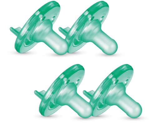 Philips Avent Soothie Pacifier 0-3m, green/green, 4 pack, SCF190/41
