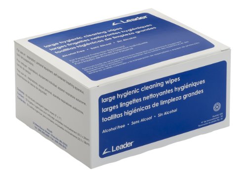 C-Clear 38 Pre-Moistened Respirator Alcohol Free Hygienic Cleaning Wipe Dispenser, Large (Box of 50)