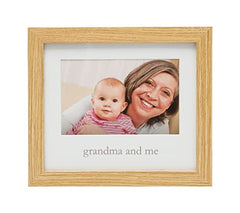 Kate & Milo Grandma & Me Frame, Grandparent Keepsake Baby Frame, Gender-Neutral Nursery Décor Wall Art