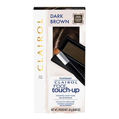 Clairol Root Touch-Up Temporary Concealing Powder, Dark Brown Hair Color, Pack of 1