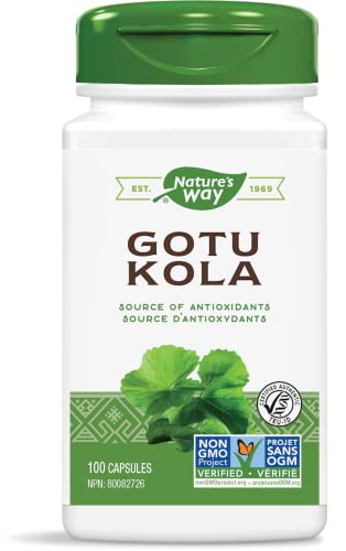 Nature's Way Gotu Kola, Antioxidant, 100 Vegetarian Capsules