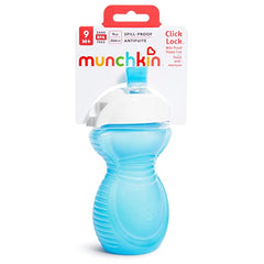 Munchkin Click Lock Bite Proof Sippy Cup, 9 Ounce, Blue