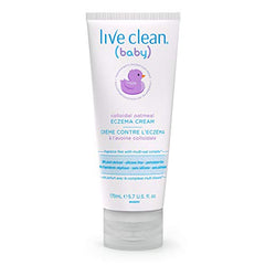 Live Clean Baby Colloidal Oatmeal Eczema Cream, 170 mL