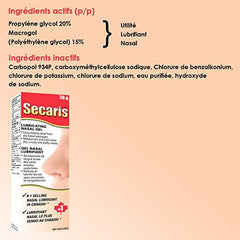 Secaris Lubricating Nasal Gel, 30 g