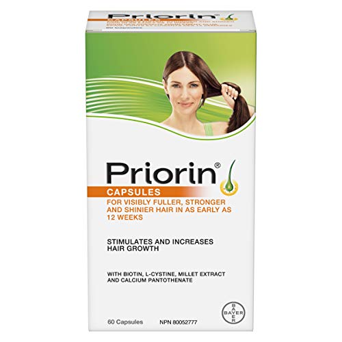 Priorin Hair Growth Vitamins With Biotin - Hair Vitamins To Stimulate Hair Growth For Men And Women, Decrease Of Hair Loss After Washing, Contains Biotin For Hair Growth, 60 Count, 1 Month Supply