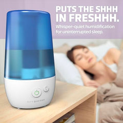 PureGuardian H965 Ultrasonic Cool Mist Humidifier for Bedrooms, Babies Nursery, Quiet, Filter-Free, 1 Gal Tank, 70 hr, Treated Tank Reduces Mold, Pure Guardian Humidifier with Essential Oil Tray