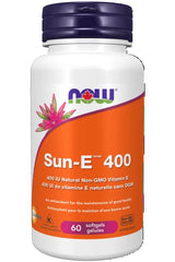 Now SUN E-400 IU (Non-GMO Sunflower) 60gel