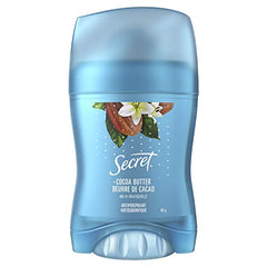 Secret Fresh Antiperspirant and Deodorant Invisible Solid, Cocoa Butter, 45g