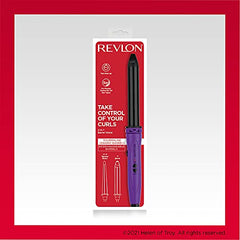 Revlon Interchageable Tourmaline + Ceramic Curling Wand, 1 inch and 3/4 to1 inch