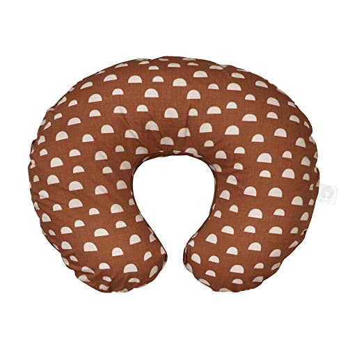 Boppy Nursing Pillow Original Support, Clay Pebbles, Ergonomic Nursing Essentials for Bottle and Breastfeeding, Firm Hypoallergenic Fiber Fill, with Removable Nursing Pillow Cover, Machine Washable