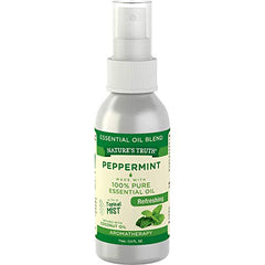 Natures Truth Aromatherapy Peppermint Essential Oil Hydrating Mist,2.4 oz