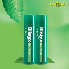 Blistex Mint Lip Balm Twin Pack 2 count