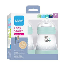 MAM 5 oz. Easy Start Original Matte Colors of Nature, 0+ Months, Boy, 2 Pack