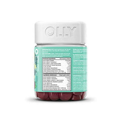 OLLY Flawless Complexion Gummy Supplement with Vitamins E, A & Zinc Berry Fresh Flavour for Healthy Skin 25 day supply 50 gummies