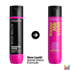 Matrix Keep Me Vivid Conditioner, Deeply Nourishes Hair & Prevents Fading, For Semi-Permanent and Color Treated Hair, Salon Conditioner, 300ml (Packaging May Vary)