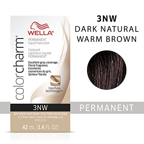 Wella ColorCharm Liquid, 3NW Dark Nat Warm Brown