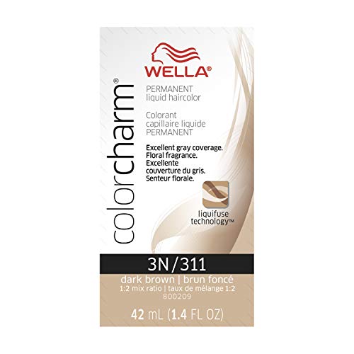 Wella ColorCharm Permanent Liquid Hair Color, 3N Dark Brown