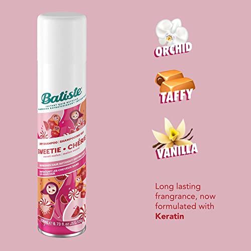 Batiste Dry Shampoo Spray, Sweetie Scent, 200-ml