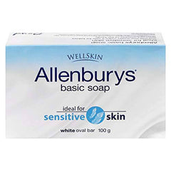 Allenburys White Oval Basic bar Soap