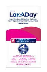 LAX-A Day Powder Laxative - No Taste, No Grit, No Sugar - Clinically Proven Relief of Occasional Constipation (10 Doses, 170 g)