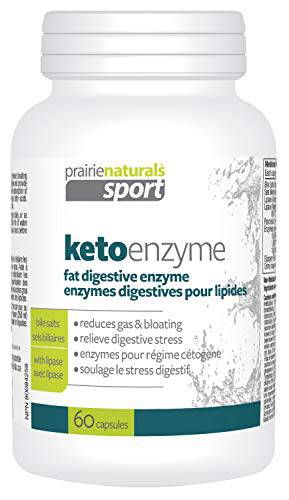 Prairie Naturals KetoEnzyme Fat-Digesting Enzyme Capsule, 60 Count