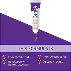 CeraVe 10% Pure VITAMIN C Serum for Face With Hyaluronic Acid | Skin Brightening Face Serum for dark spots with ceramides & Vitamin B5. Fragrance Free, Developed with dermatologists, 30mL