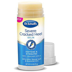 Dr. Scholl's Cracked Heel Repair Balm 2.5oz, with 25% Urea for Dry Cracked Feet, Heals and Moisturizes for Healthy Feet