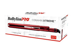 BaBylissPRO Ceramix Xtreme 1 inch Ceramic Flat Iron, Red, 1 Count