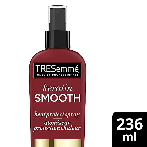 TRESemmé Keratin Smooth Heat Protect Spray for silky, smooth hair Marula Oil anti-frizz and detangling heat protection spray 236 ml