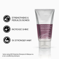 Joico Defy Damage Protective Masque, Hair Mask Treatment for Dry Damaged Hair, Hydrating, Conditioning for Curly, and Colored, 150mL