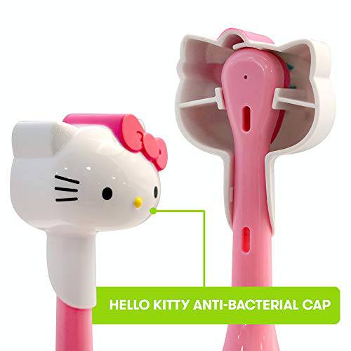 Firefly Hello Kitty 3D Rotary Battery Toothbrush 1ct - Soft - Zecoya