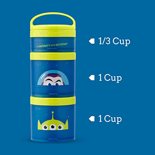 Whiskware Pixar Stackable Snack Pack, 2 1/3 Cups, Cars