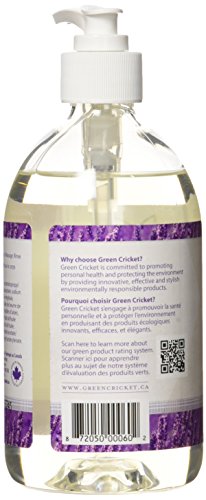 Green Cricket Lavender Body Wash, 500-Milliliter