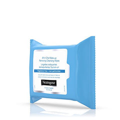 Neutrogena Make-up Removing Cleansing wipes, All-in-One, Fragrance-free, 25 Wipes