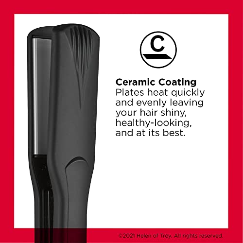 Revlon Fast Results Ceramic Flat Iron, 1-1/2 Inch