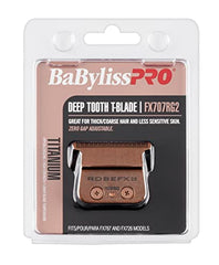 BaBylissPRO Barberology Deep Tooth Rose Gold Trimmer Replacement Blade, 1 Count