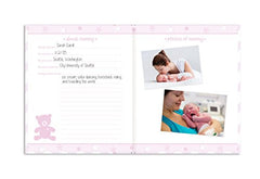 Lil' Peach Chevron Baby Memory Book, Pink