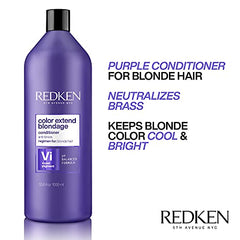 Redken Color Extend Blondage Color-Depositing Conditioner (for Blondes), 33.799999999999997 ounces, 33.8 fluid_ounces (233074)