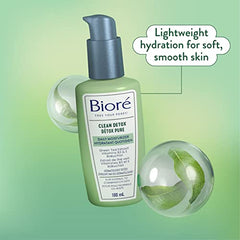 Biore Clean Detox Moisturizer, for Normal to Combination Skin, 100mL