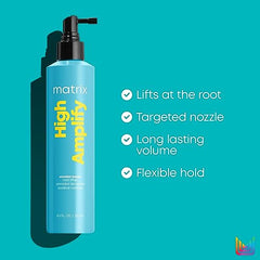 Matrix High Amplify Wonder Booster Root Lifter Spray, Provides Extreme Lift & Volume, For Fine Hair, Flexible Hold, Salon Hair Styling, 250ml (Packaging May Vary)