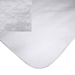 American Baby Company Waterproof Reusable Embossed Quilt-Like Flat Crib Protective Mattress Pad Cover for Babies, Adults and Pets