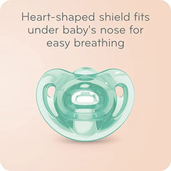 NUK Comfy Orthodontic Pacifiers, 0-6 Months, 5 Pack