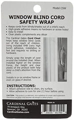 Cardinal Gates Cord Safety 3- Wraps, Clear