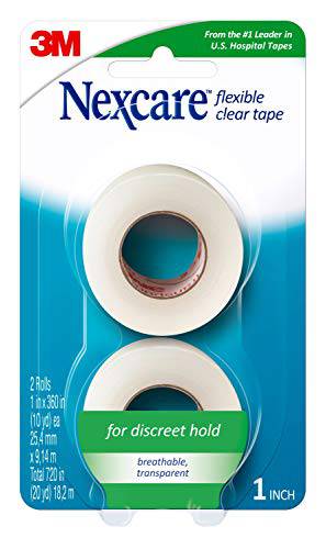 Nexcare Flexible Clear, 771-2Pk-CA, 1 in X 360 in 2 Pk (25,4 mm X 9,14 M)