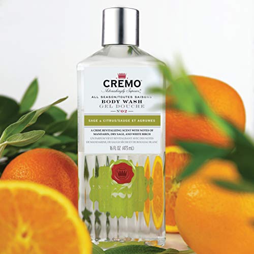 Cremo All Season Body Wash, Bourbon & Oak, 16 fl oz - Masculine Scent with  a Tantalizing Essence of Lively Distiller's Spices, Smoked Bourbon and Oak