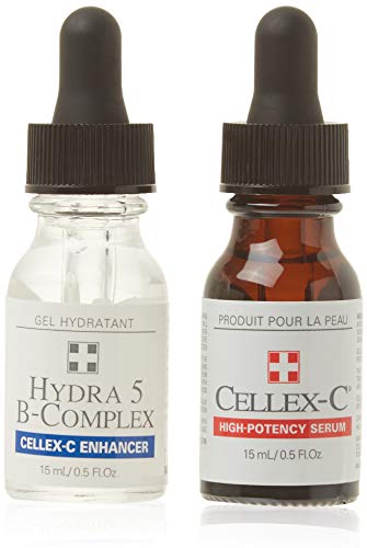 CELLEX-C High potency serum 2 Step Starter Kit: High potency serum + Hydra 5 B-complex, 0.5 ounces