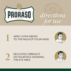 Proraso After Shave Lotion, Refreshing and Toning, 3.4 Fl Oz